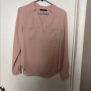 Nine West Blush Pink Blouse